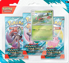 Load image into Gallery viewer, Pokémon TCG: Scarlet & Violet—Journey Together 3-Pack Blister