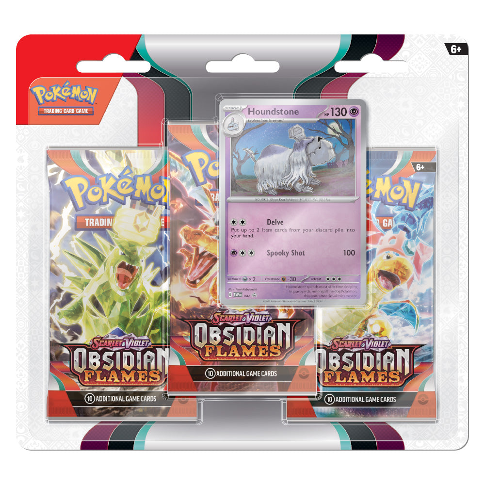 Pokémon: Scarlet & Violet 3: Obsidian Flames 3-pack blister