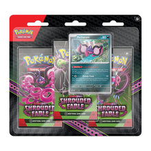 Load image into Gallery viewer, Pokémon: Scarlet &amp; Violet 6.5: Shrouded Fable - 3-Pack Blister
