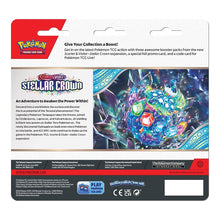 Load image into Gallery viewer, Pokémon: Scarlet &amp; Violet 7: Stellar Crown - 3-pack Blister

