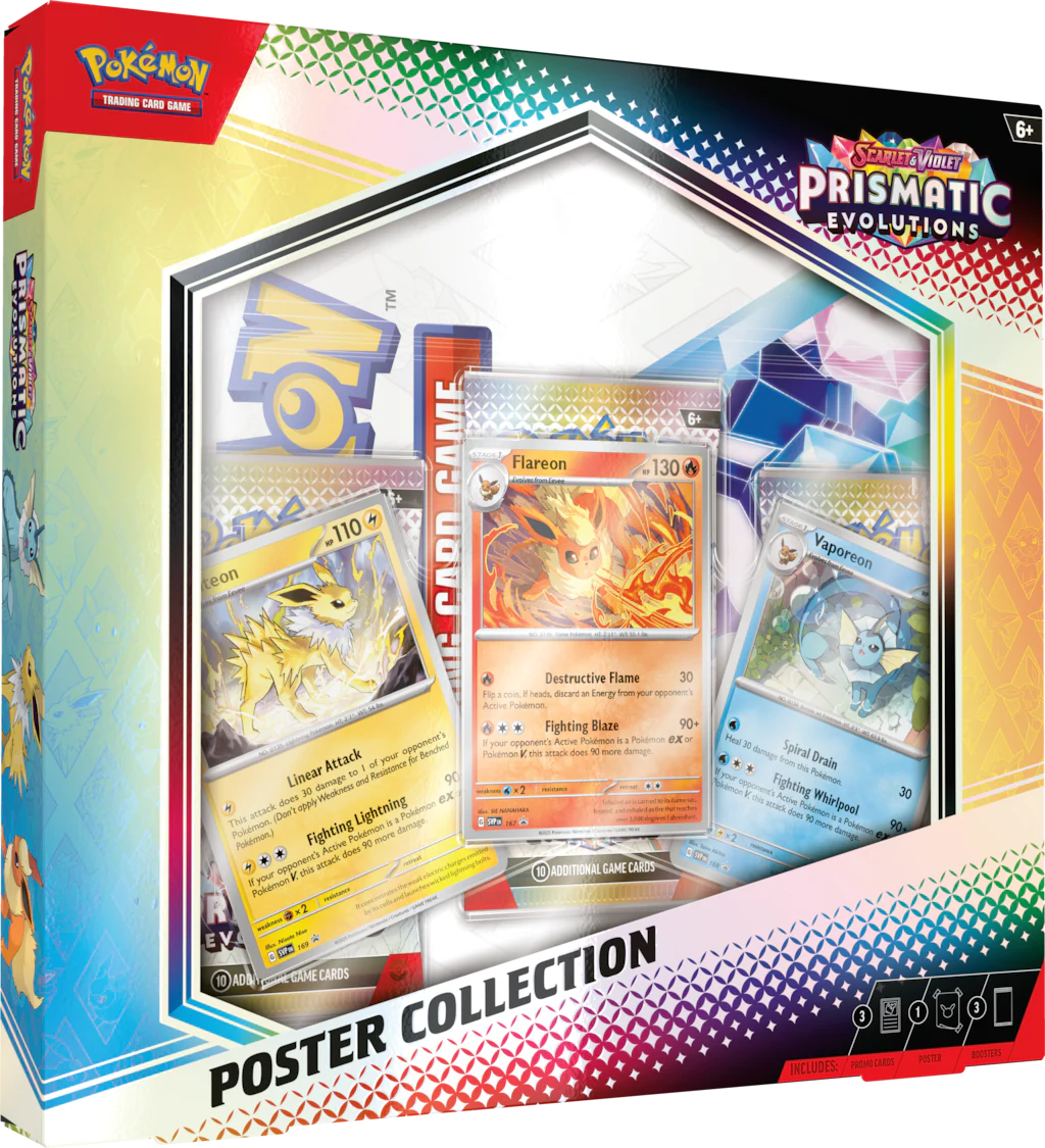 Pokémon TCG: Scarlet & Violet—Prismatic Evolutions Poster Collection