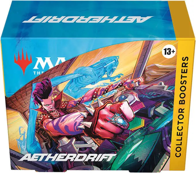 Magic The Gathering : AETHERDRIFT Collector Booster - Booster Box (12 Packs)
